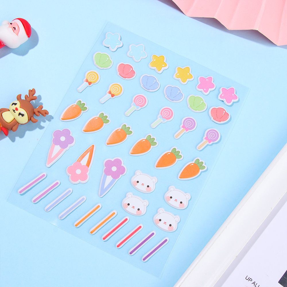 Sticker dán cho doll - miếng dán nổi cho búp bê vải