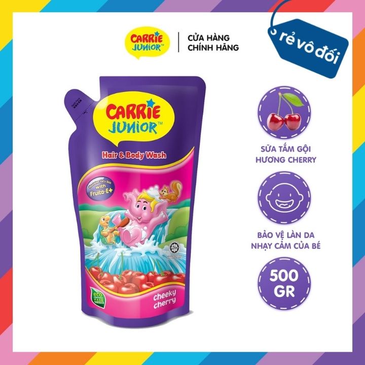 Sữa tắm gội toàn thân cho bé Carrie Junior - Malaysia