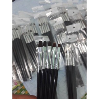 set vẽ 12 màu cọ bản, cọ nét và cọ omber