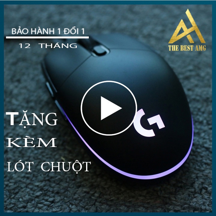 Chuột Máy Tính Có Dây Gaming LED RGB LOGITECH G102 Thiết Kế Cực Đẹp 8000 DPI Siêu Mượt