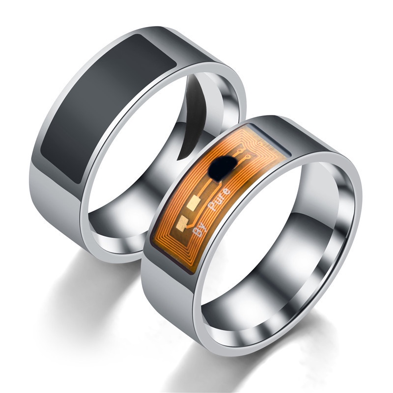 Nhẫn thông minh NFC, nhẫn thông minh gắn thẻ điện thoại di động, nhẫn thông minh có thể đeo được NFC công nghệ mới, nhẫn thông minh NFC, nhẫn đặc biệt dành cho nam và nữ mới