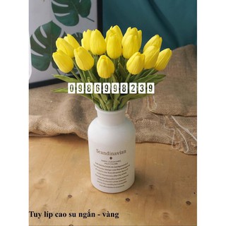 HOA TULIP giả xịn LÁ XOĂN GIỐNG THẬT 99.9% Siêu đẹp