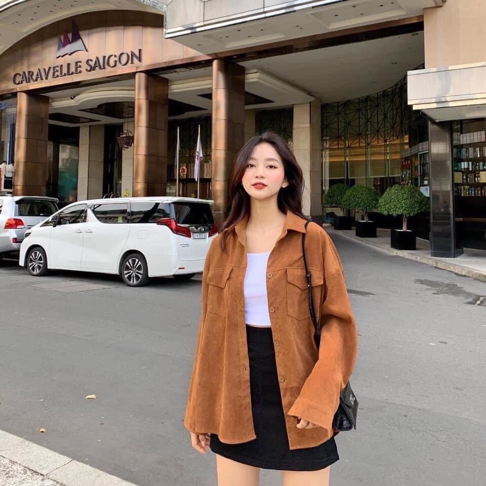 Set vest 3 món : Áo khoác + 2 dây quai bún + chân váy [ video cận chất ] | BigBuy360 - bigbuy360.vn