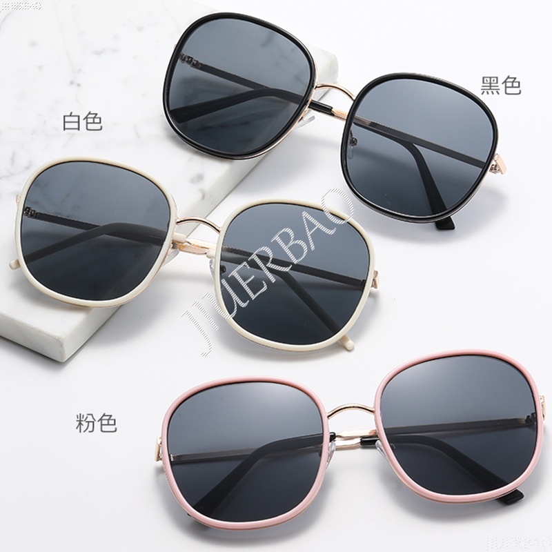 Kính Mát Gọng Tròn Cỡ Lớn Phong Cách Vintage Thời Trang Cho Nữ