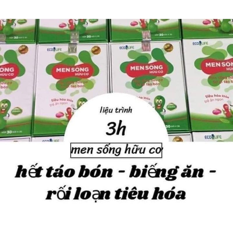 1 hộp Men Sống Hữu Cơ Ecolife Chính Hãng
