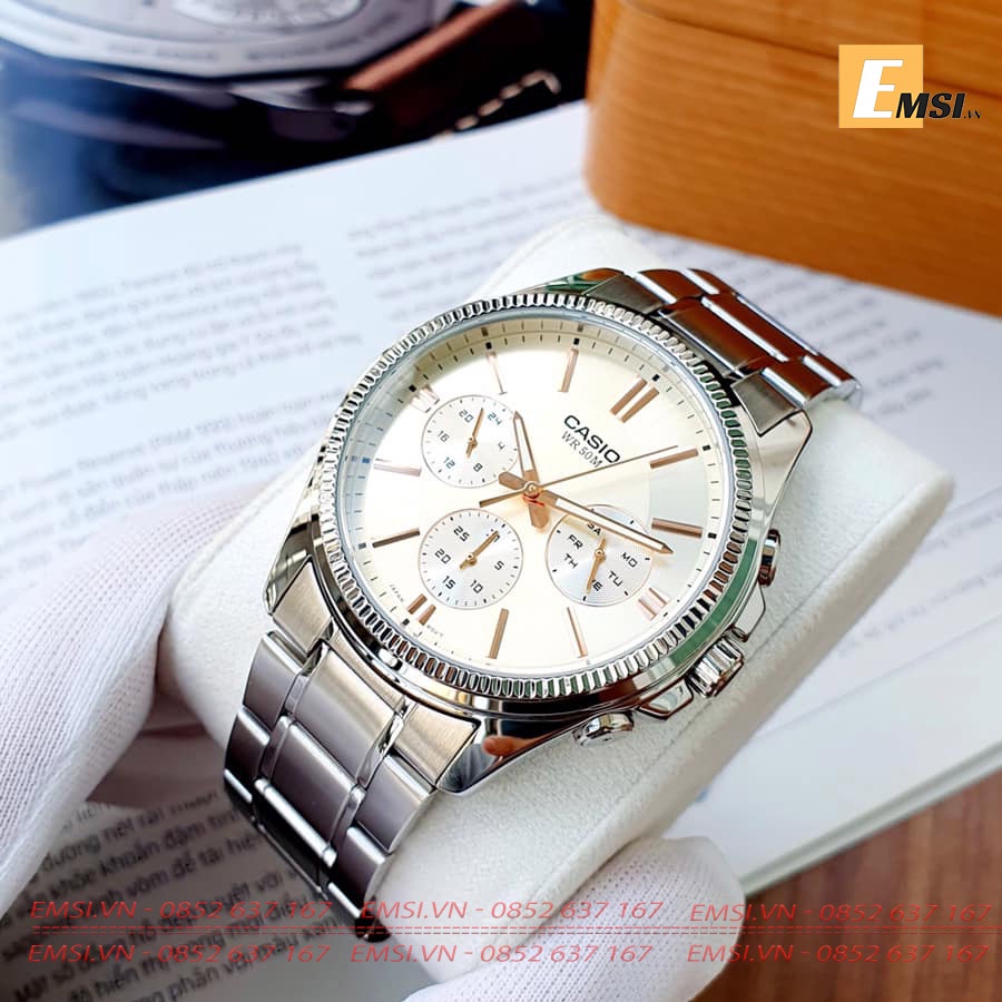 Casio MTP-1375D-7A2 - Đồng Hồ Nam - Pin / Quartz - Kính Khoáng - Size Mặt 42mm EMSI.VN