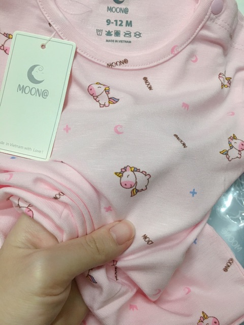 MOON@ - Bộ cộc cài vai Petit Moon  cho bé từ 6-9/9-12/12-18/18-24/2-3y