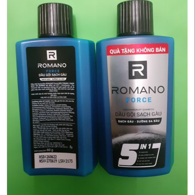 Dầu gội Romano 5in1 60gram