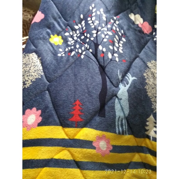 Chăn lông cừu 3 lớp dày ấm 2m x 2m2 - Hàng loại 1