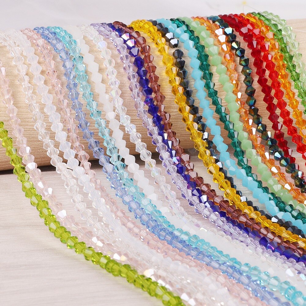Set 95 Hạt Pha Lê 4mm Dùng Để Làm Đồ Trang Sức Thủ Công
