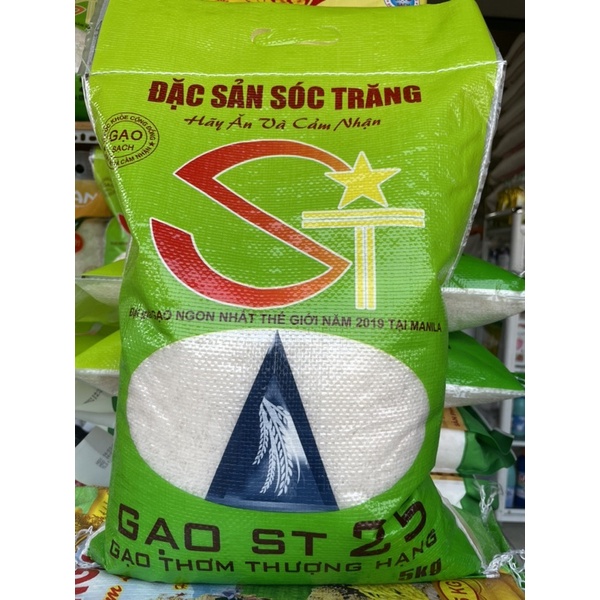 Combo 2 Bao Gạo ST25 (5 Ký ) Dẻo Thơm