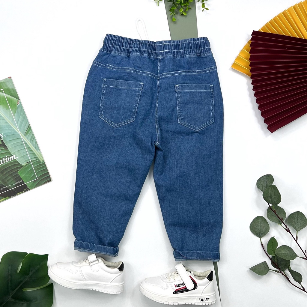Quần jean trẻ em LITIBABY dáng suông, túi. Size 6 - 14 tuổi