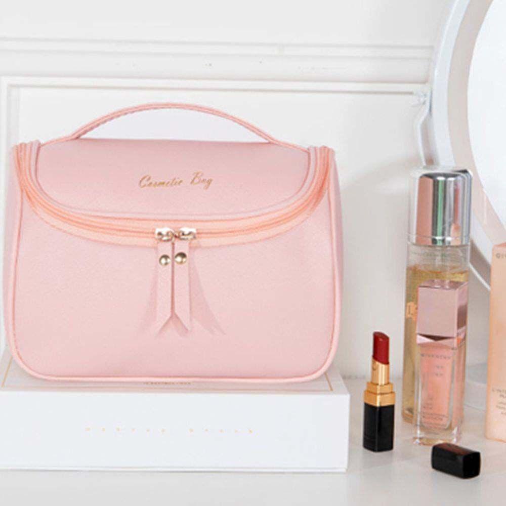 JARRED Túi Đựng Đồ Trang Điểm Bằng Da PU Chống Nước Sức Chứa Lớn Họa Tiết Đá Hoa Cương Đa Năng Phong Cách Vintage