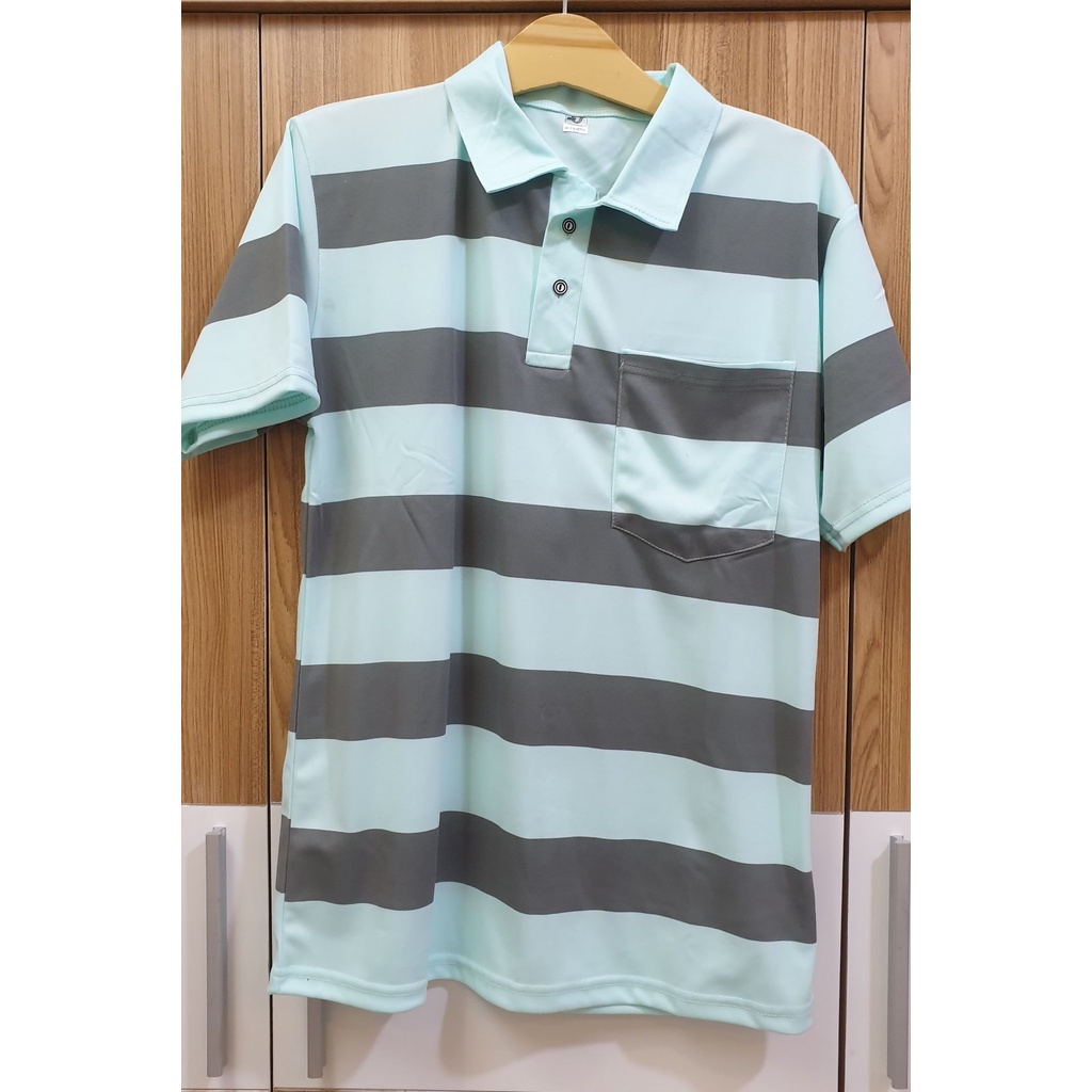 [HCM]Áo Thun Nam Trung Niên Sọc Ngang From Rộng Tay Lở Vải Thun Lạnh Cực Thoáng Mát SUNMEN Freesize (50-65kg) | BigBuy360 - bigbuy360.vn