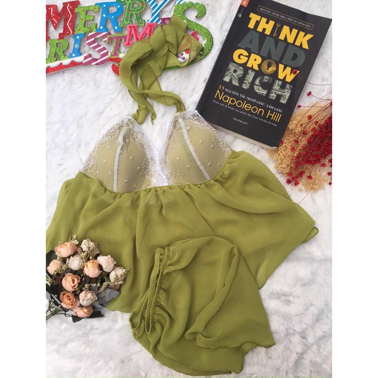 ĐẦM NGỦ VOAN REN XINH ĐẸP