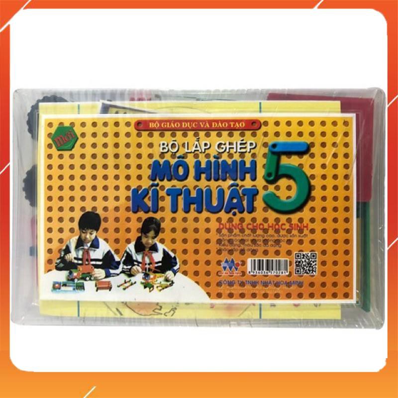 Bộ lắp ghép mô hình kĩ thuật lớp 5 NHM -Ms:0281A