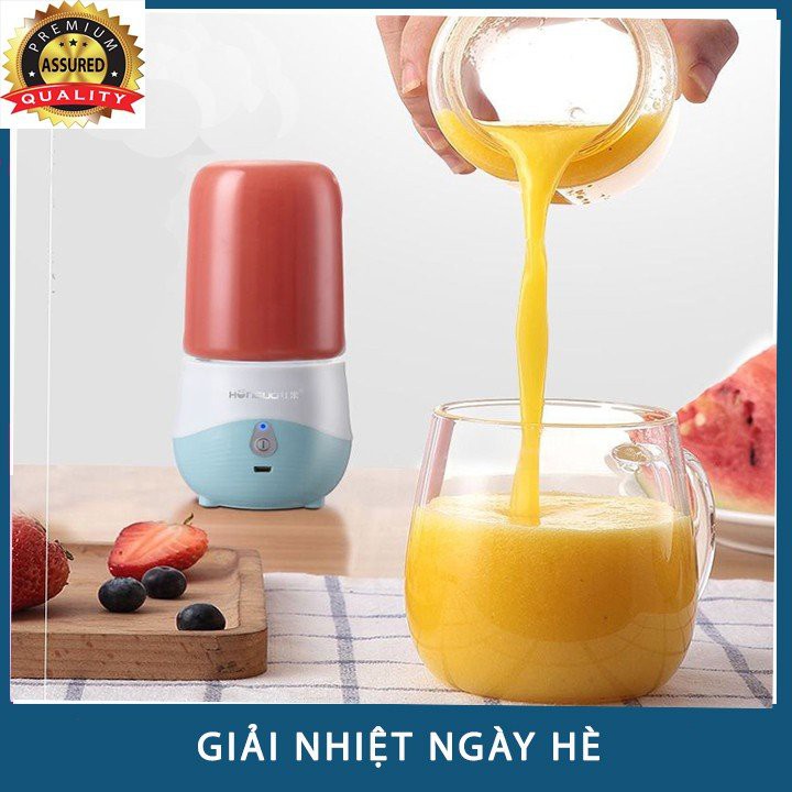 Máy xay sinh tố cầm tay mini - Máy say sinh tố cầm tay sạc pin đa năng dung tích 300ml