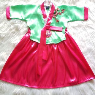 Hanbok bé gái Thêu hoa đào