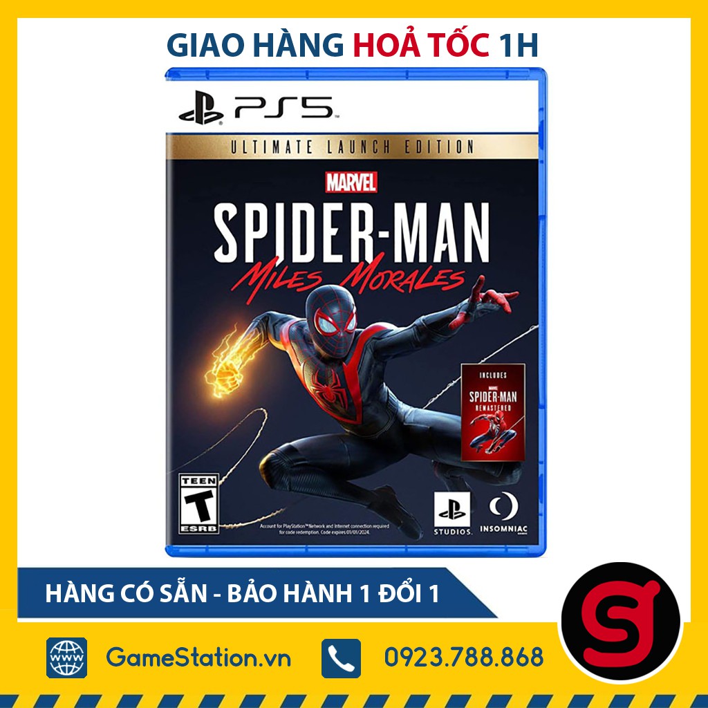 Đĩa Game PS5: Marvel's Spider-Man: Miles Morales Ultimate Edition