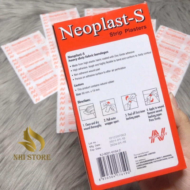 Băng Keo Cá Nhân , băng dính con voi NEOPLAST-S Combodia 50g