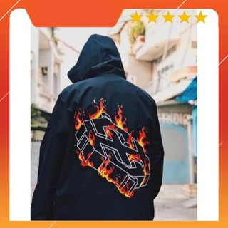 ÁO KHOÁC DÙ CHIẾC LÁ CHỮ THẬP LỬA SIÊU COOL ❤️FREESHIP❤️