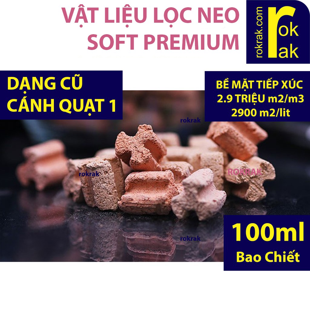 GIÁ SỈ-Neo Soft Premium 100ml (CHIẾT) Vật liệu lọc hồ cá thủy sinh cao cấp Hàn Quốc