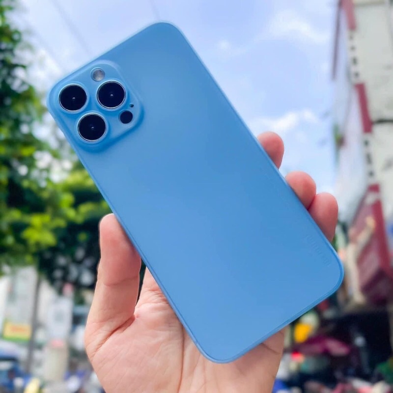 🌟CHÍNH HÃNG🌟   Ốp SIÊU MỎNG 0,3MM MEMUMI iPHONE 13 / mini / Pro / Max