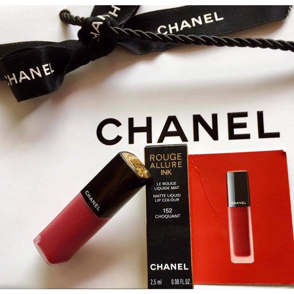 *Hàng sẵn* Son Chanel Rouge Allure Ink Màu 152 Choquant size mini 2.5ml Fullbox