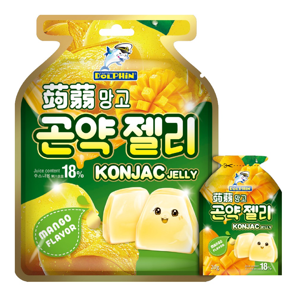 Thạch Trái cây Dolphin KONJAC Jelly 300g