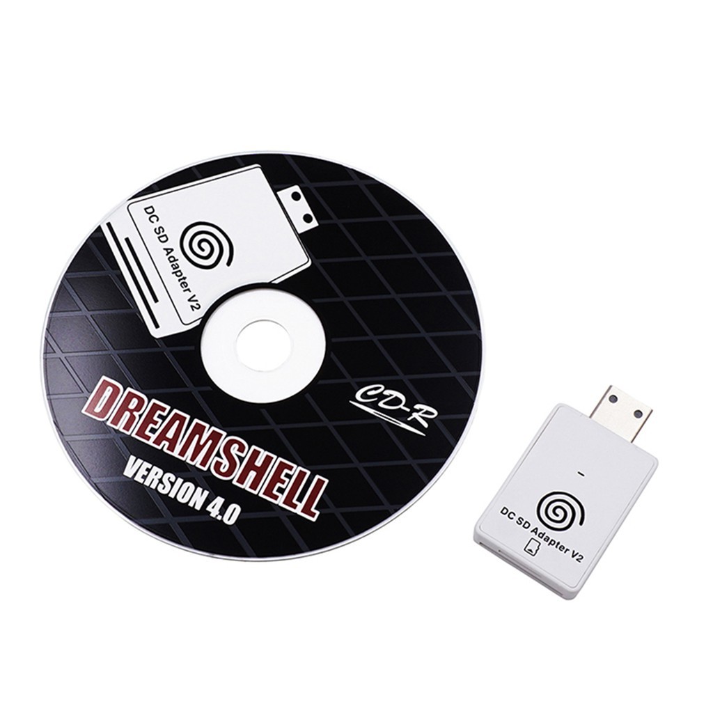 Đầu Đọc Thẻ Nhớ Sd Với Đĩa Cd Cho Máy Chơi Game Dreamcast Dreamshell V4.0