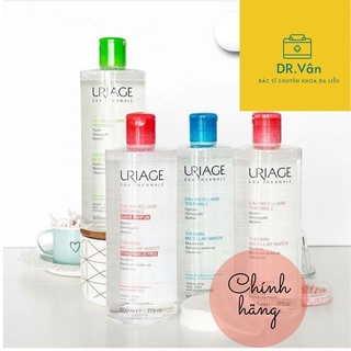 Nước tẩy trang Uriage 250ml (Ba loại dành cho các loại da dầu, da nhạy cảm, da khô, da hỗn hợp) -Dr Vân da liễu