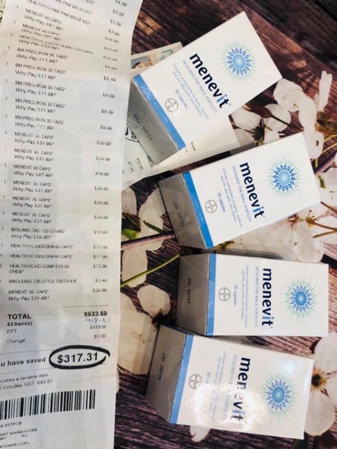 Menevit 30 viên Úc | BigBuy360 - bigbuy360.vn