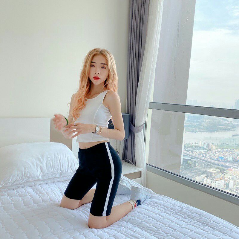 Quần Legging Đùi Borip Nữ VNXK Chính Hãng Hiệu AGE2X.