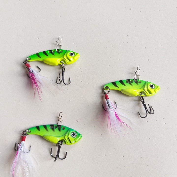 Mồi câu lure cá sắt có đuôi siêu nhạy 7g 10g chuyên câu cá lóc