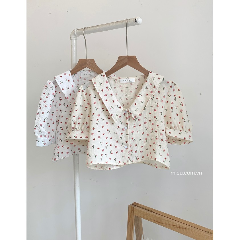 [ Miều ] Áo kiểu tay phồng Nimia Top