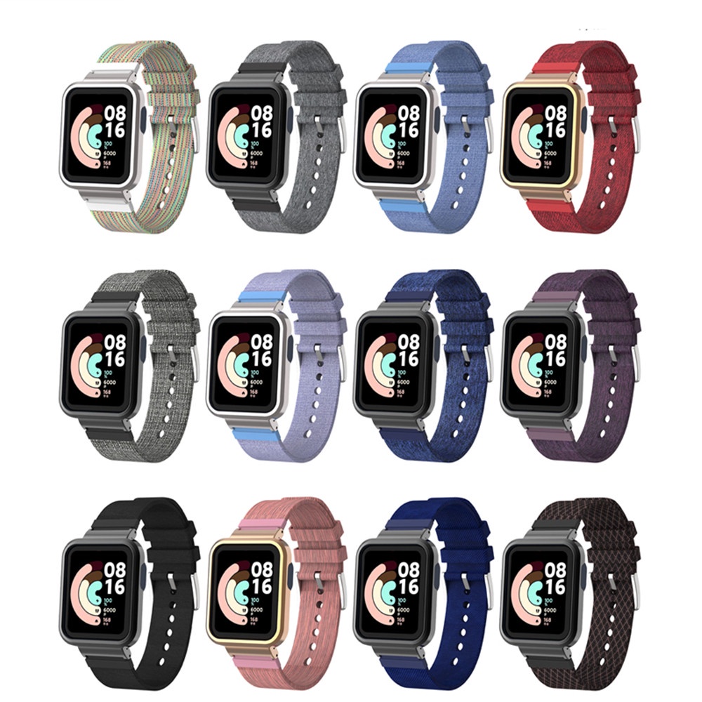 Dây Đeo Sợi Nylon Cho Đồng Hồ Thông Minh Xiaomi Mi Watch Lite / Redmi Watch 3 2 Lite Active