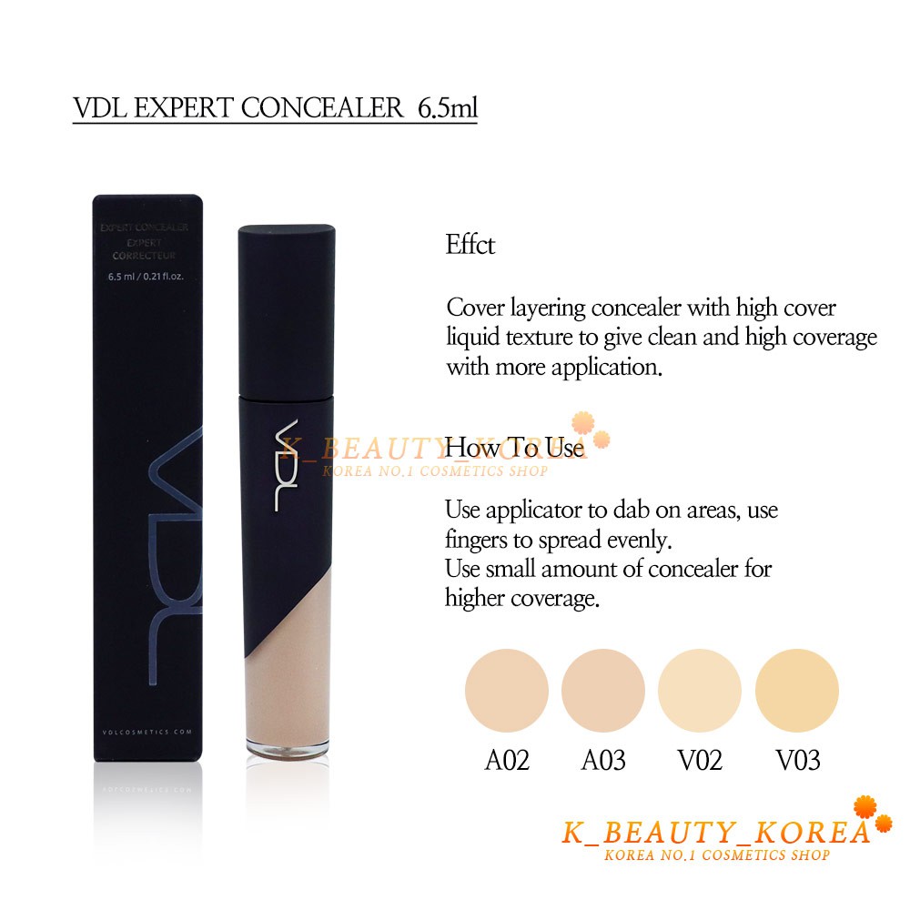 Kem Che Khuyết Điểm Dung Tích 6.5ml VDL EXPERT CONCEALER | BigBuy360 - bigbuy360.vn