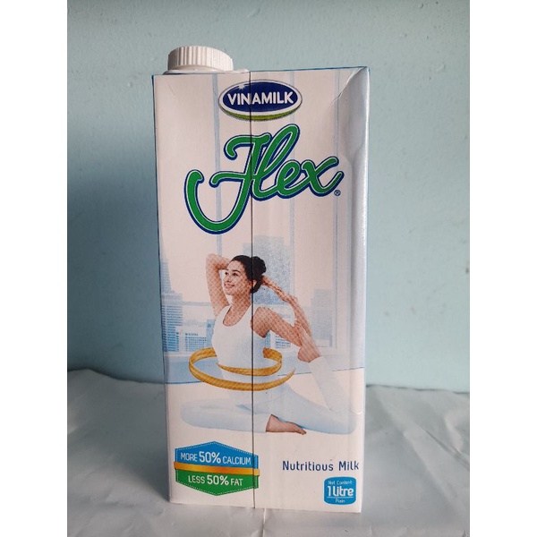 Sữa Flex không đường hộp 1 lít