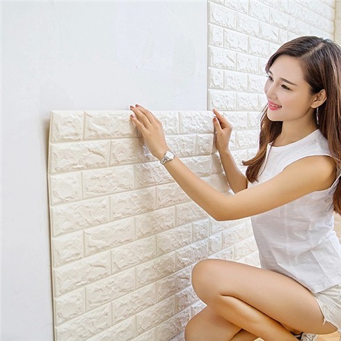 (cực rẻ) Xốp dán tường 3d giả gạch đủ màu , kt 70*77 cm Giá sỉ rẻ nhất | BigBuy360 - bigbuy360.vn