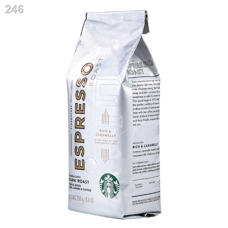 【HOT】Cà phê hạt rang espresso của Starbucks 250g có thể là bột xay