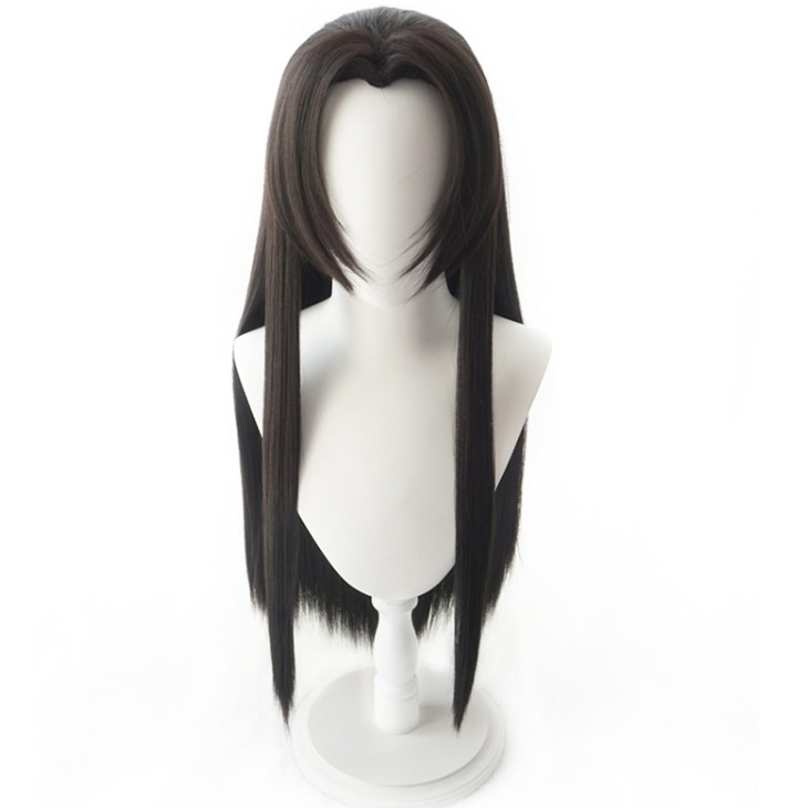 [order/ko có sẵn] Wig/tóc giả dài màu nâu đen wig cosplay Kocho Kanae KnY Kimetsu no yaiba demon slayer