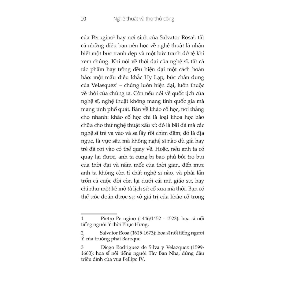 Nghệ thuật và thợ thủ công - Oscar Wilde