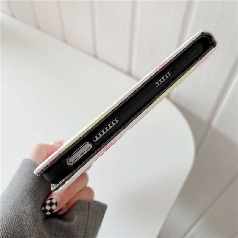 Ốp Máy Tính Bảng Da PU Có Đế Cho iPad Mini /Air 1 2/Pro 9.7/4th 5th 6th 2017 2018/7th 8th 9th Gen 2019 2020 2021