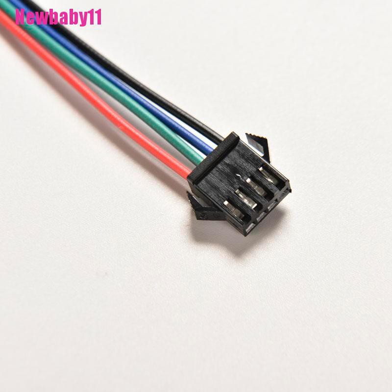 Set 20 Đầu Nối Male &amp; Female 4 Pin Có Dây Cho Đèn Led RGB 5050 / 3528