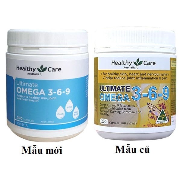 Omega 369 Của Healthy Care Úc 200 Viên