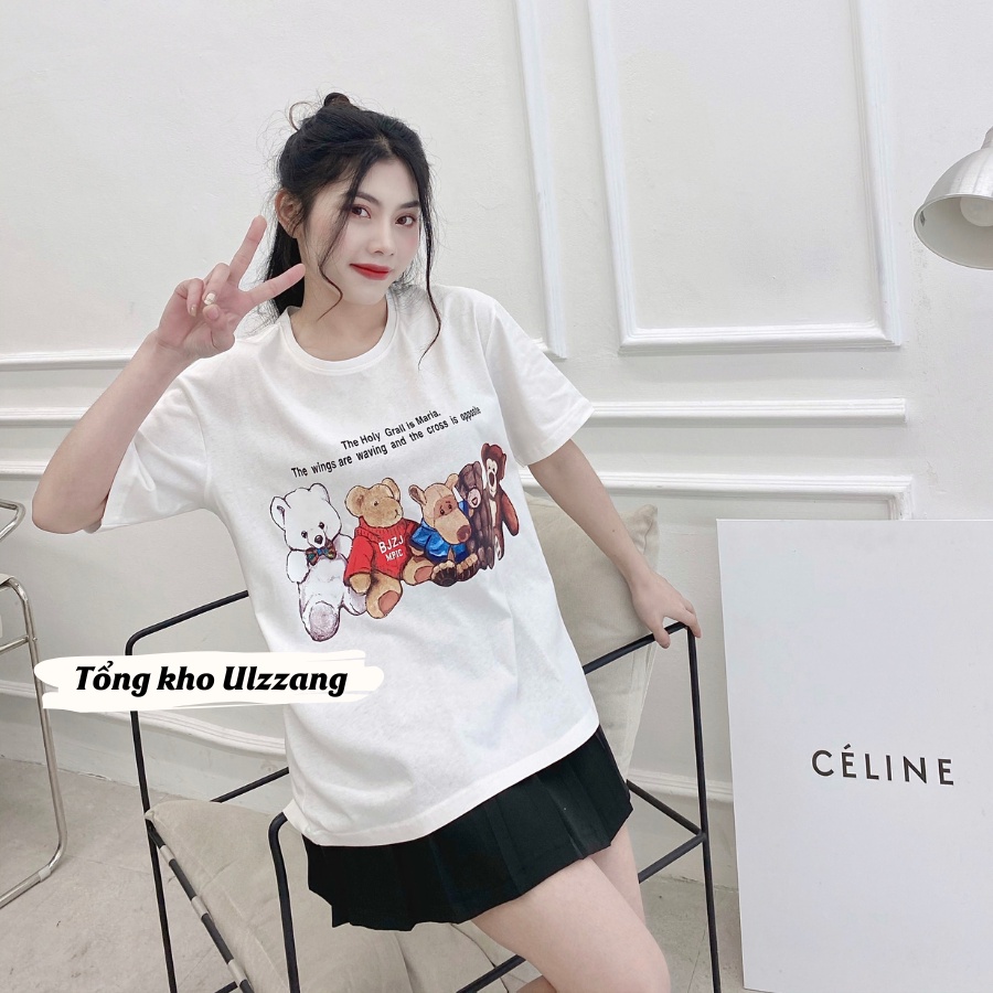 Áo phông cotton cổ tròn form rộng Unisex in hình cao cấp | BigBuy360 - bigbuy360.vn