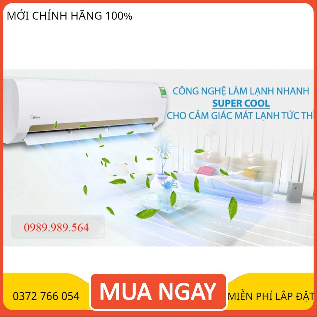 Điều hòa Midea 9.000BTU 2 chiều MSMA1-10HRN1