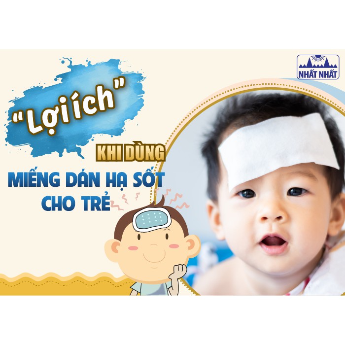 Miếng dán hạ sốt Kobayashi dùng một lần cho trẻ em 16 tờ - Nhật Bản