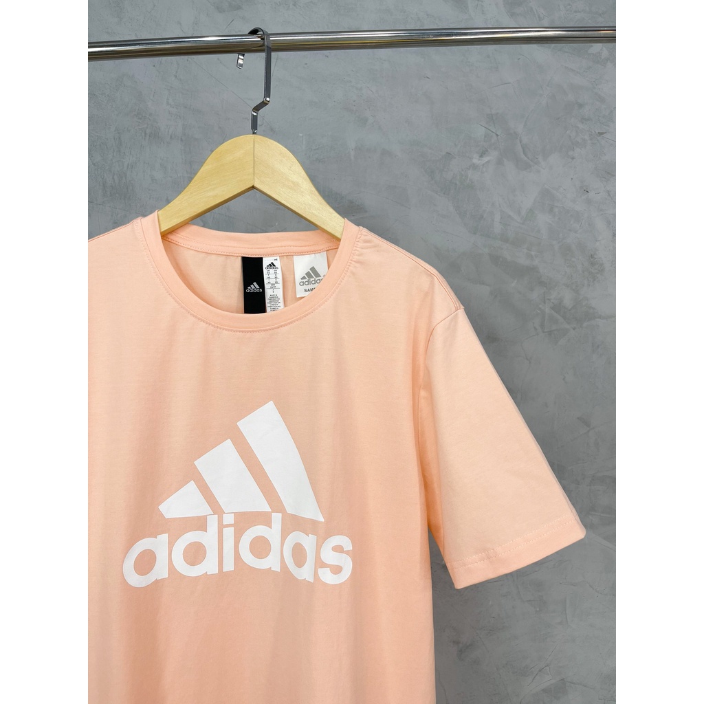 (HÀNG XUẤT XỊN) Váy / Đầm das hồng nhạt 1800 Essential Logo Dress PINK Made in Cambodia full tag code