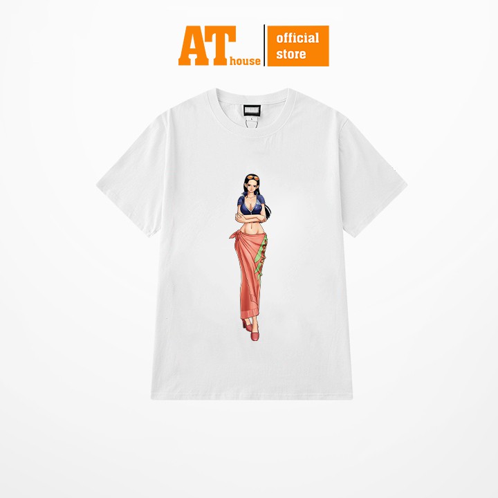 Áo thun unisex form rộng One Piece MS34 Nico Robin đẹp độc lạ vải dày mịn